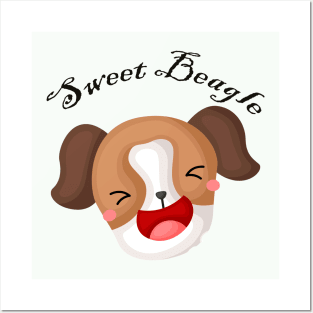 Sweet Beagle Posters and Art